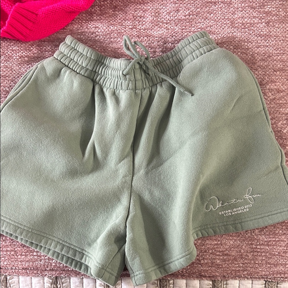 white fox shorts
